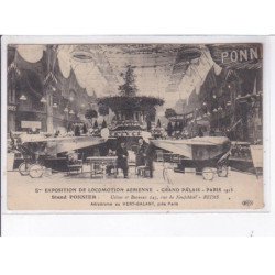 REIMS: 5e exposition de locomotion aérienne grand palais 1913, stand ponnier, aérodrome au vert-galant - très bon état