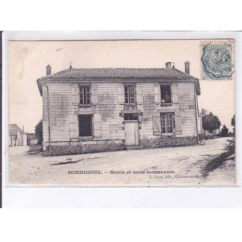 SOMMESOUS: mairie et école communale - très bon état