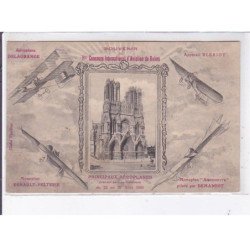 REIMS: souvenir 1er concours international d'aviation de reims - très bon état