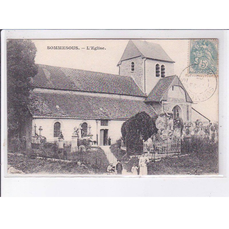 SOMMESOUS: l'église - très bon état