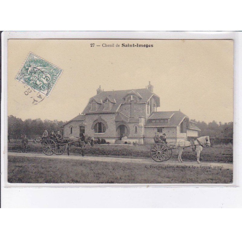 SAINT-IMOGES: chenil, attelage - très bon état