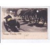 PUBLICITE : Targo Florio 1908 - (course automobile) illustrée par Duilio Cambelotti - état (2 trous)