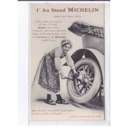 PUBLICITE : stand Michelin (salon de l'auto 1913) automobile - très bon état