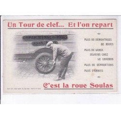 PUBLICITE : compagnie parisienne de roues à Puteaux - camion - la roue Soulas - très bon état