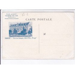 PUBLICITE : chemin de fer d'Orléans - plage de Pornichet la Baule Le Pouliguen (hotel des Etrangers)- très bon état