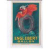 PUBLICITE : pneu ENGLEBERT BALLON  automobile - illustrée par Henry Le Monnier - très bon état