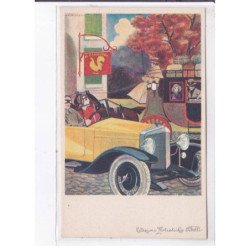 PUBLICITE : les pneus Pirelli (automobile) illustrée par nanni - très bon état