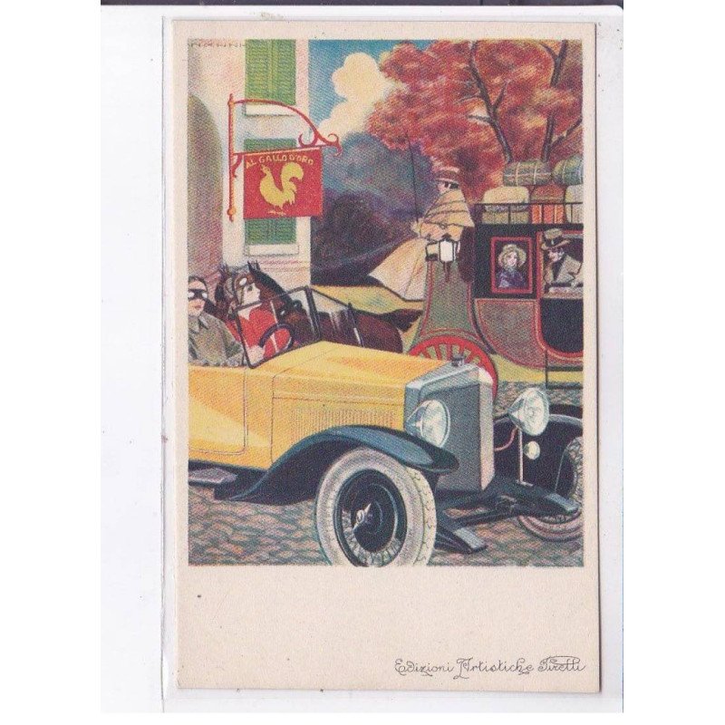 PUBLICITE : les pneus Pirelli (automobile) illustrée par nanni - très bon état