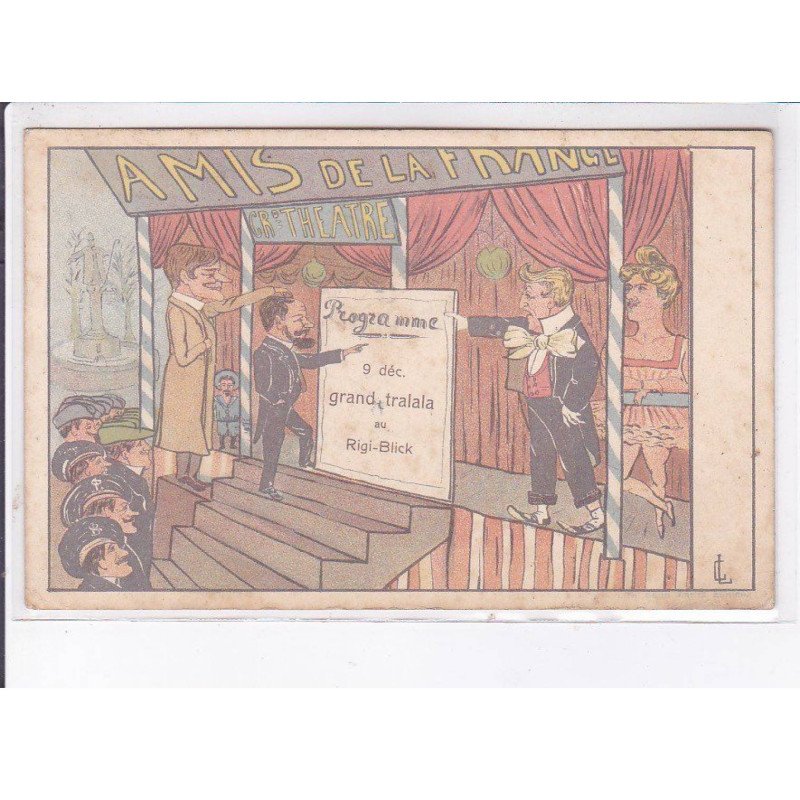 programme du grand tralala au Rigi Blick (travestis - cirque - fete foraine) - état