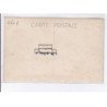PUBLICITE : carte photo d'une voiture publicitaire les pneus Hutchinson - Toneline - cavalcade (affiche)- très bon état