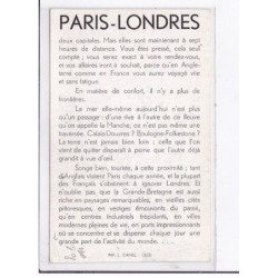 PUBLICITE : Chemin de fer du Nord - Boulogne Folkestone (illustrée par Biais) - état
