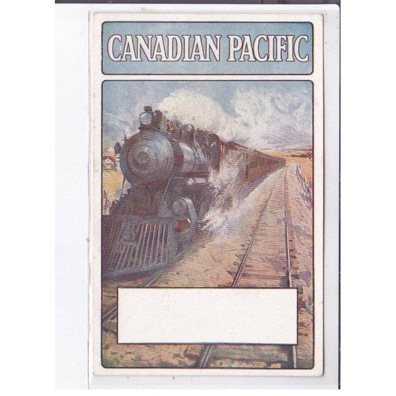 PUBLICITE : Chemin de fer "Canadian Pacific" - très bon état