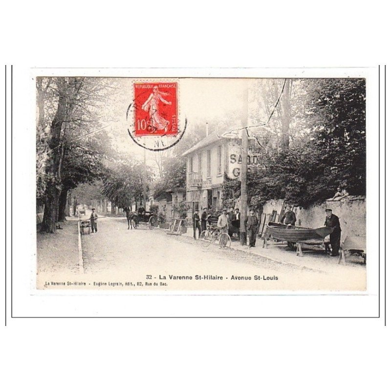 LA VARENNE St-HILAIRE : avenue st-louis - tres bon etat