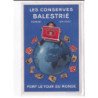 PUBLICITE : les conserves Balestrié à Concarneau - pêche - poisson - très bon état