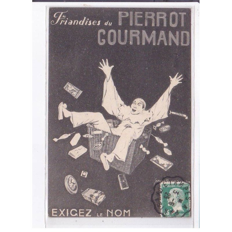 PUBLICITE : friandises de Pierrot Gourmand (bonbons) - état