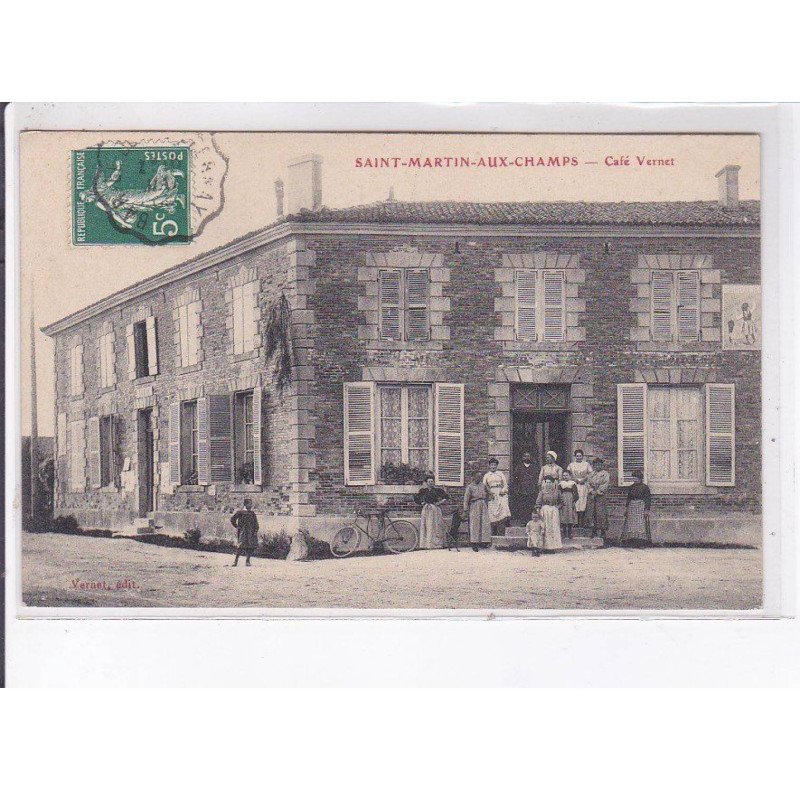 SAINT-MARTIN-aux-CHAMPS: café vernet - très bon état
