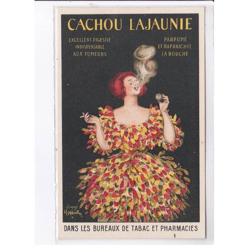 PUBLICITE : les Cachou Lajaunie - illustrée par Leonetto CAPPIELLO - très bon état