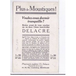 PUBLICITE : "plus de moustiques" - insecticides Delacre - état