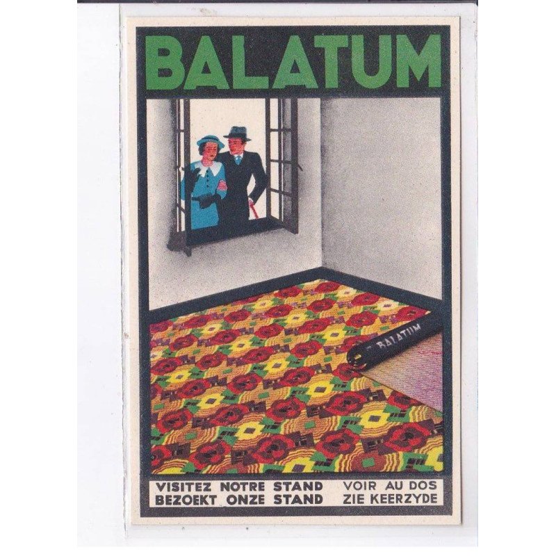 PUBLICITE : tapis Balatum - très bon état