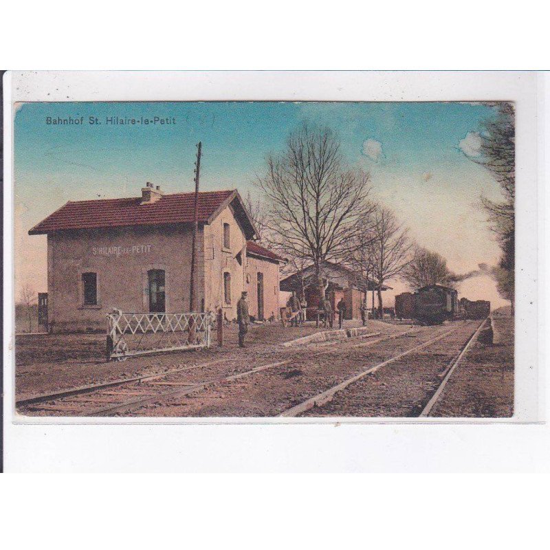 SAINT-HILAIRE-le-PETIT: la gare - état