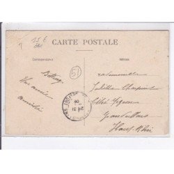 MARNE: grande semaine d'aviation de champagne alfred leblanc au départ monoplan blériot - état