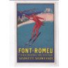PUBLICITE : Le grand Hotel de Font Romeu (Pyrénées Orientales) illustrée pat Mauzan - très bon état