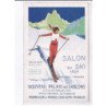 PUBLICITE : Le salon du ski en 1929 au nouveau palais des Sablons à Paris - très bon état