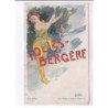 PUBLICITE : "les Folies Bergere" cabaret à Paris - illustrée par Walter Hampel - bon état (coins légèrement arrondis)