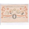 PUBLICITE : II ème congrès provincial des société savantes de Nancy en 1901 illustrée par Demeufvre (APN)-très bon état