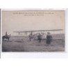 MARNE: grande semaine d'aviation de champagne 1909 lefebvre atterit dans un champs d'avoine - très bon état