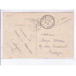 DAMMARTIN-sur-MEUSE: l'église et le bureau de poste - très bon état