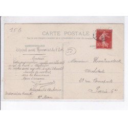 AUBERIVE: andré theuriet lors de son dernier pèlerinage 1906 - très bon état
