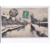 AUBEPIERRE: le canal du moulin, saison d'hiver - très bon état