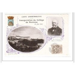 PONTOISE : inauguration du college de pontoise 24 mai 1903 - etat