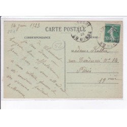 CHAUMONT: fête présidentielle, inauguration monument amitié franco américaine 1923 défilé rue victoire - très bon état