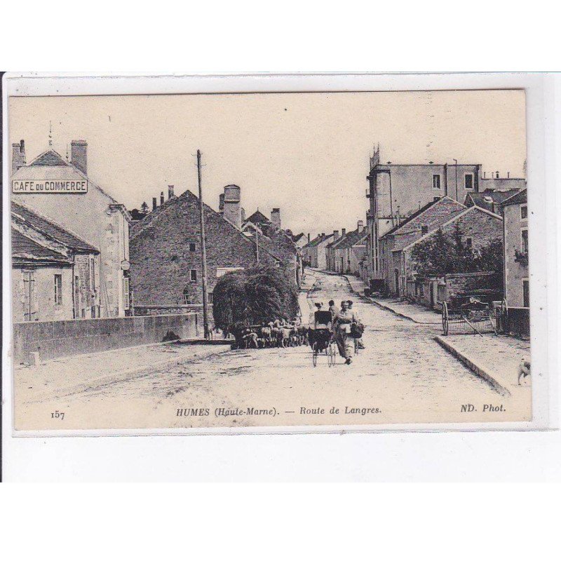 HUMES: route de langres, philatélie - très bon état