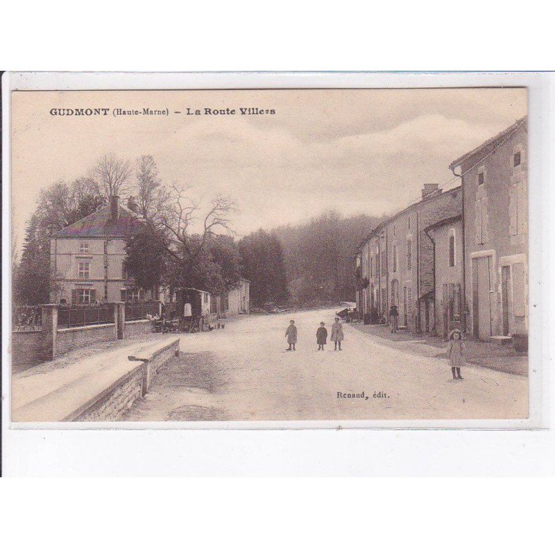 GUDMONT: la route villers - très bon état