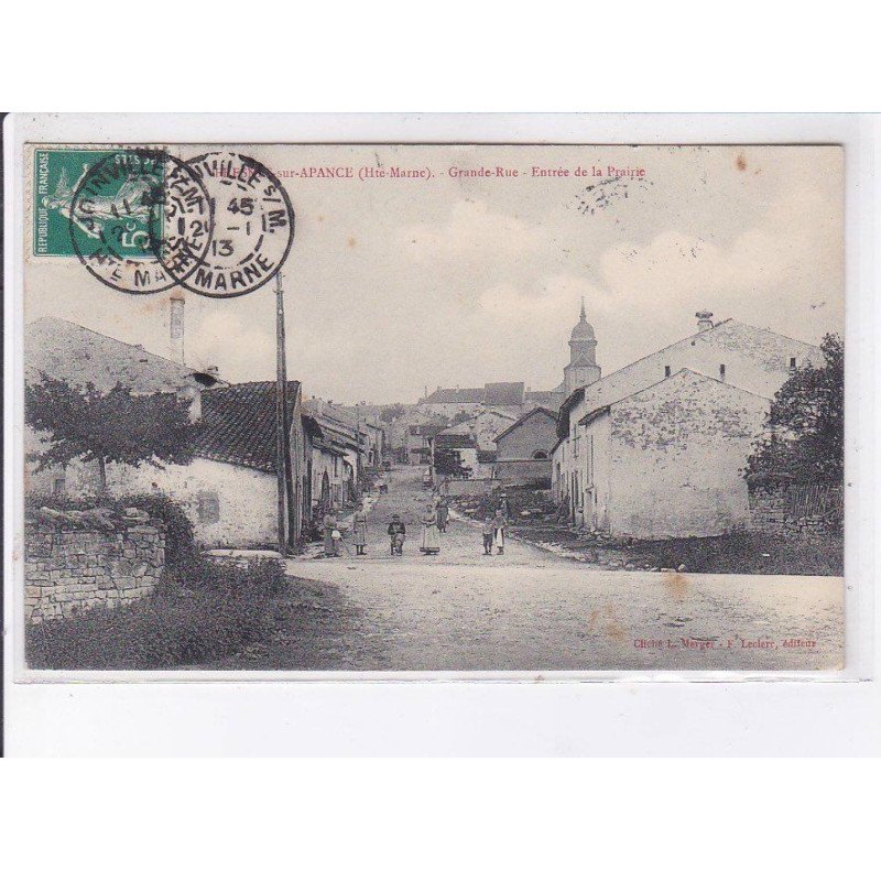 FRESNES-sur-APANCE: grande-rue entrée de la prairie - très bon état