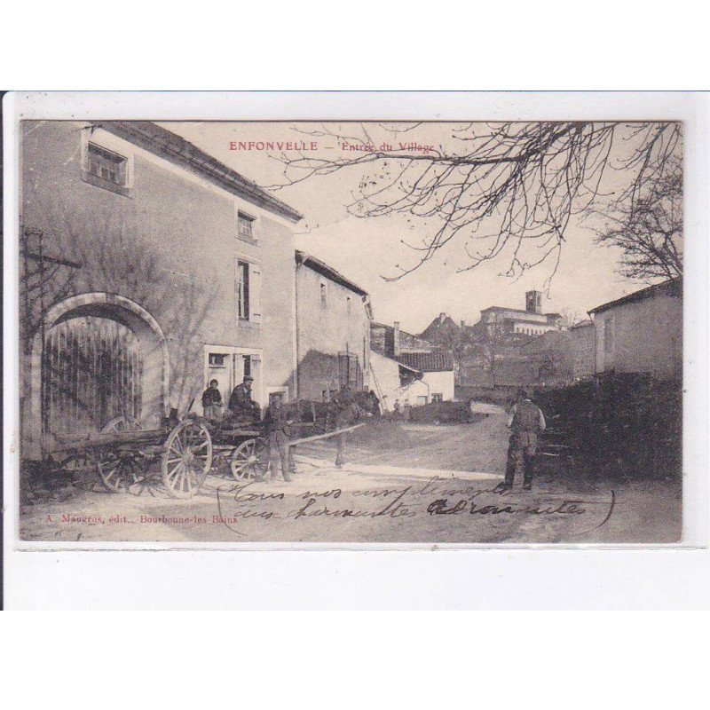 ENFONVELLE: entrée du village - très bon état