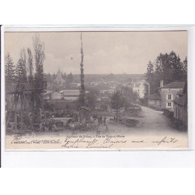 VAUX-sur-BLAISE: vue - état
