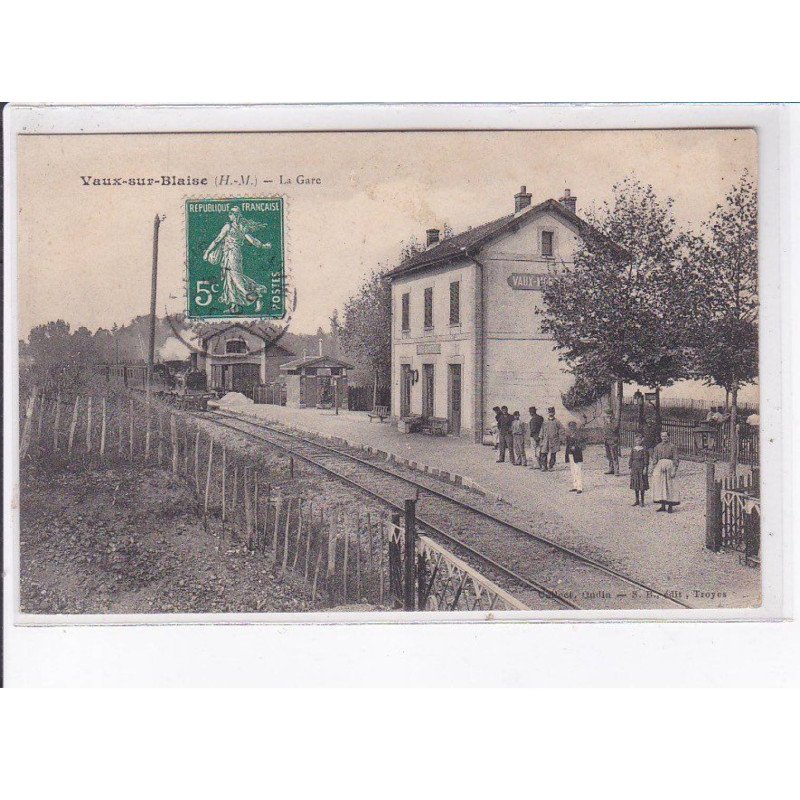 VAUX-sur-BLAISE: la gare - très bon état