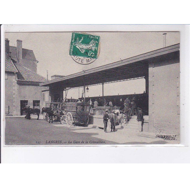 LANGRES: la gare de la crémaillère - très bon état