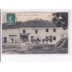 PIERREFAITE: place et rue des abbayes - très bon état