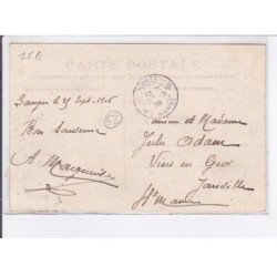 VILLIERS-sur-SUIZE: manoeuvres de forteresse 1906, batteries de siège au camp, canons - très bon état