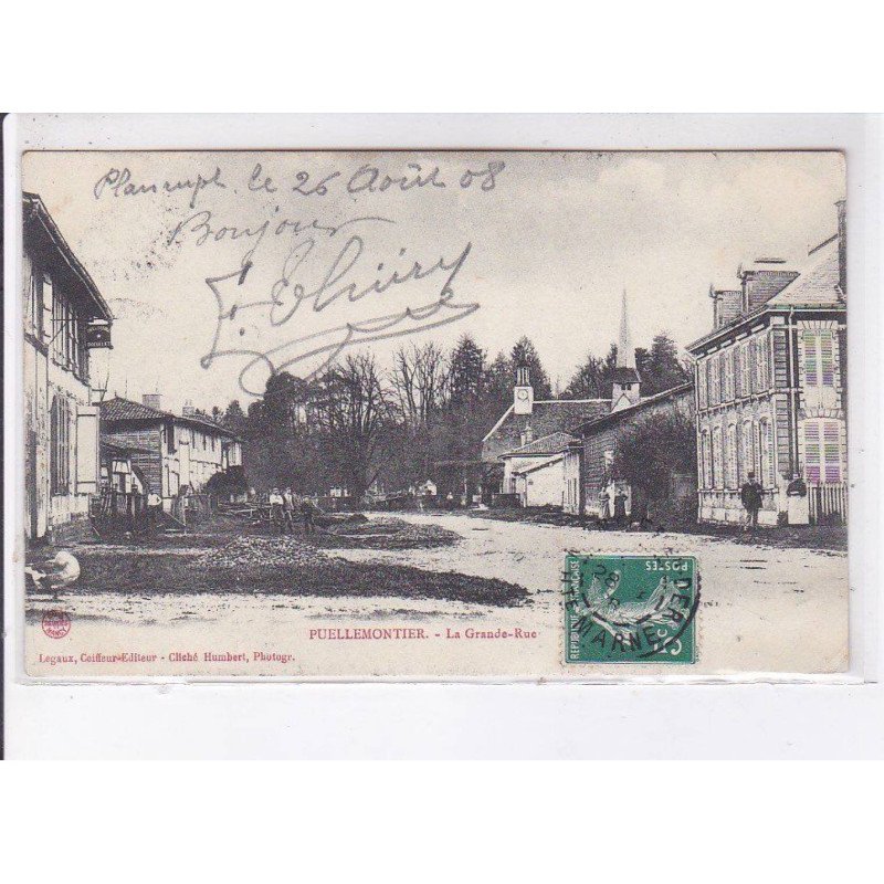 PUELLEMONTIER: la grande-rue - très bon état