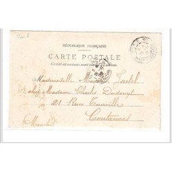 PARIS : carte photo d'un homme à la Halle aux vins (Bercy) vers 1900 - tres bon etat