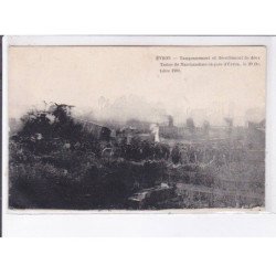 EVRON: tamponnement et déraillement de deux trains de marchandises en gare d'évron 1908 - très bon état