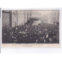 LAVAL: entrée de monseigneur l'evêque dans la ville de laval, 18 mars 1906 - très bon état