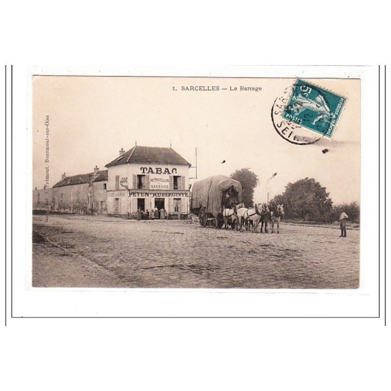 St-OUEN-L'AUMONE : aumone, eglise - tres bon etat
