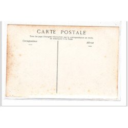 PARIS : carte photo d'un autobus Peugeot au salon de l'automobile en 1905 -  très bon état